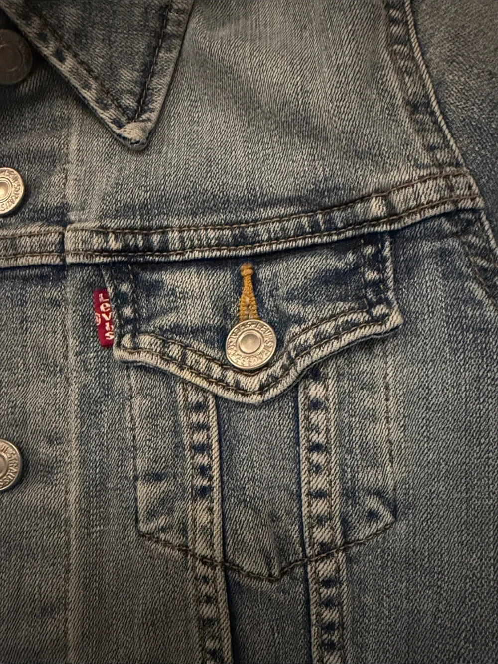Levi's Washed Denim Jacket - Faded Blue